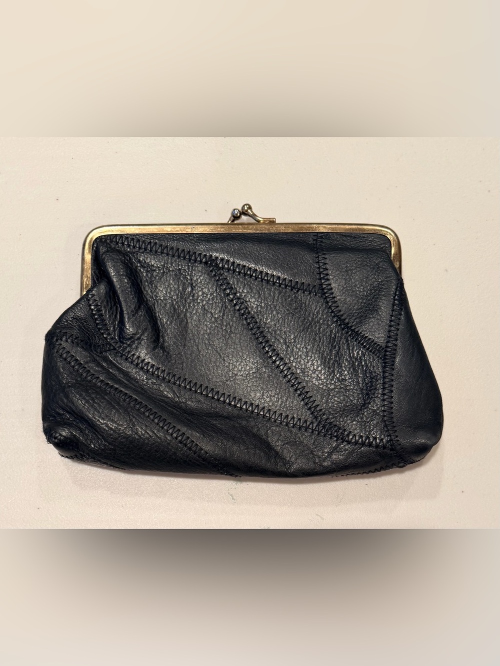 VINTAGE | leather, patchwork coin - Picture 9 of 13
